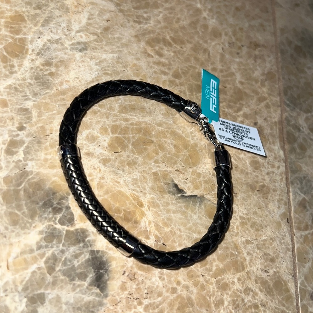 Leather Woven Men’s Bracelet